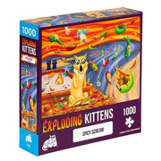 Exploding Kittens Puzzle Spicy Scream 1000pc Jigsaw Puzzle