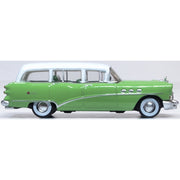 Oxford 87BCE54003 HO Buick Century Estate Wagon 1954 in Willow Green and Arctic White