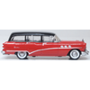 Oxford 87BCE54004 1/87 1954 Buick Century Estate Wagon Matador Red/Carlsbad Black