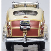 Oxford 87CB42003 HO Chrysler Town and Country Woody Wagon 1942 Catalina Tan