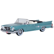 Oxford 87CC61005 1/87 1961 Chrysler 300 Convertible (Open) Tahitian Turquoise