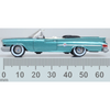 Oxford 87CC61005 1/87 1961 Chrysler 300 Convertible (Open) Tahitian Turquoise