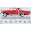 Oxford 87CIS58003 1/87 1958 Chevrolet Impala Sports Coupe Rio Red