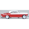 Oxford 87CNY55001 1/87 1955 Chrysler New Yorker Deluxe Coupe St. Regis Tango Red/Platinum