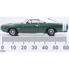 Oxford 87DC68005 1/87 1968 Dodge Charger Racing Green/White