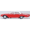 Oxford 87FF60001 1/87 1960 Ford Fairlane 500 Town Sedan Monte Carlo Red/Corinthian White