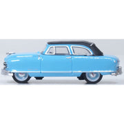 Oxford 87NR50001 1/87 1950 Nash Rambler Custom Landau Convertible (Closed) Strato Blue