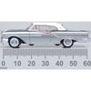 Oxford 87OC57003 1/87 1957 Oldsmobile 88 Convertible (Closed) Juneau Gray/Accent Red/White