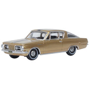 Oxford 87PB65001 1/87 1965 Plymouth Barracuda Gold
