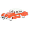 Oxford 87PC54004 HO Pontiac Chieftain 4-door 1954 in Coral Red / Winter White