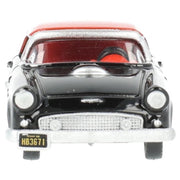Oxford 87TH56008 HO Ford Thunderbird 1956 in Raven Black / Fiesta Red