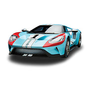 ACME AUS027 1/18 2020 Ford GT No.1 1966 LeMans Heritage Edition Resin 9580010306947