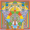 Galison Frank Lloyd Wright Imperial Hotel Peacock Rug 500pc Jigsaw Puzzle