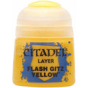 Citadel Layer Flash Gitz Yellow 22-02 Acrylic Paint 12ml