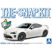 Aoshima A005418 1/32 Toyota 86 Crystal White Pearl
