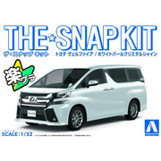 Aoshima 1/32 Snap Toyota Vellfire (White Pearl Crystal Shine)