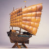 Aoshima 005646 1/60 Chinese Junk 1880