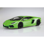 Aoshima A006203 1/24 2011 Lamborghini Aventador Green Pre-painted