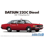 Aoshima A006224 1/24 Datsun 220C 1979 Hong Kong Taxi