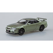 Aoshima A006253 1/32 Nissan R34 Skyline Gt-R Nur Millennium Jade