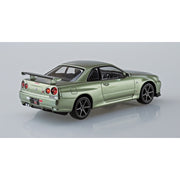 Aoshima A006253 1/32 Nissan R34 Skyline Gt-R Nur Millennium Jade