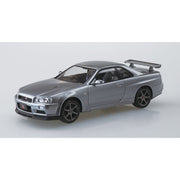 Aoshima A006254 1/32 Nissan R34 Skyline Gt-R Nur Sparkling Silver