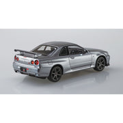 Aoshima A006254 1/32 Nissan R34 Skyline Gt-R Nur Sparkling Silver