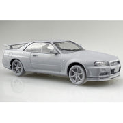 Aoshima A006254 1/32 Nissan R34 Skyline Gt-R Nur Sparkling Silver