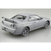 Aoshima A006254 1/32 Nissan R34 Skyline Gt-R Nur Sparkling Silver
