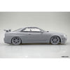 Aoshima A006254 1/32 Nissan R34 Skyline Gt-R Nur Sparkling Silver