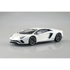 Aoshima A006345 1/32 Lamborghini Aventador S Pearl White Snap Kit