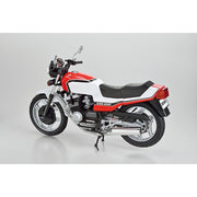 Aoshima A006375 1/12 Honda NC07 CBX400F Candy Pearl Maui Red/Pearl Shell White 1981