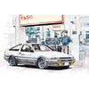 Aoshima A006469 1/32 Initial D Takumis Hachiroku