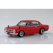 Aoshima A006472 1/32 Nissan Syline 2000 GT-R Custom Wheel Red Snap Kit