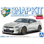 Aoshima 1/32 Snap Nissan R35 Nissan GT-R 2024 (Brilliant White Pearl)
