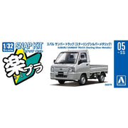 Aoshima 1/32 Snap Subaru Sambar Truck (Sterling Silver Metallic)