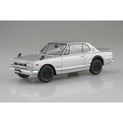 Aoshima A006589 1/24 Snap KPGC10 Skyline HT 2000 GT-R 1970 Silver