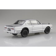 Aoshima A006589 1/24 Snap KPGC10 Skyline HT 2000 GT-R 1970 Silver