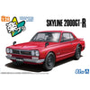 Aoshima A006591 1/24 Snap KPGC10 Skyline HT 2000 GT-R 1970 Red