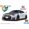 Aoshima A006592 1/24 Snap R35 Nissan GT-R Nismo Special Edition 2022 Brilliant White Pearl