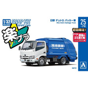 Aoshima 1/32 Snap Hino Dutro Garbage Truck