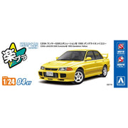 Aoshima 006779 1/24 Snap CE9A Lancer Gsr Evolution III 1995 Dandelion Yellow