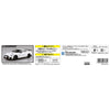 Aoshima 006786 1/24 Snap R35 Nissan Gt-R Nismo 2017 Brilliant White Pearl