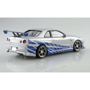 Aoshima A006795 1/24 Fast & Furious R34 Skyline Gt-R