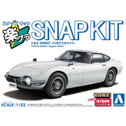 Aoshima A006811 1/32 Snap Toyota 2000GT (Pegasus White)