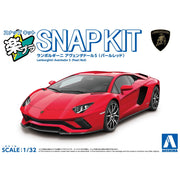 Aoshima A006816 1/32 Snap Lamborghini Aventador S (Pearl Red)