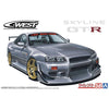 Aoshima A006990 1/24 C-West Bnr34 Skyline Gt-R '02 (Nissan)