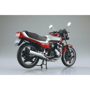 Aoshima A011200 1/12 Diecast Honda Cbx400F Candy Alamoana Red/Pearl Shell White