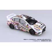 Aoshima A020128 1/24 Umamusume: Pretty Derby Ver.2 Cz4A Lancer Evolution X Final Edition 2015 (Mitsubishi)