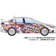 Aoshima A020128 1/24 Umamusume: Pretty Derby Ver.2 Cz4A Lancer Evolution X Final Edition 2015 (Mitsubishi)